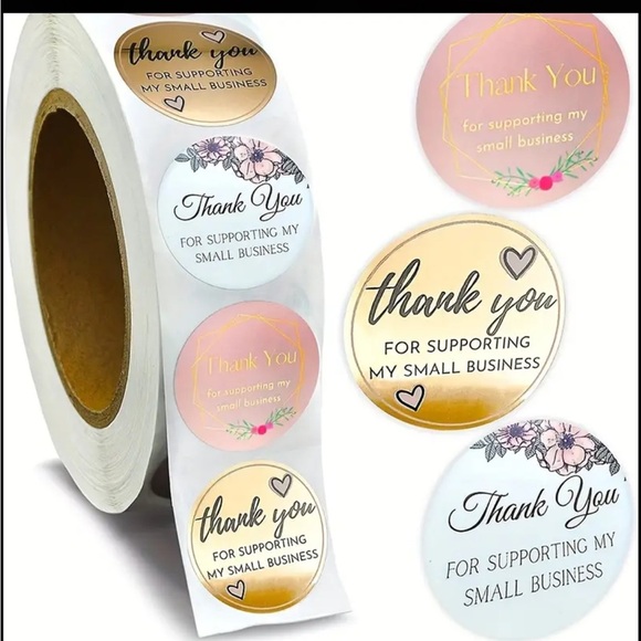 500 pcs "Thank You for Supporting My Small Business" Stickers - Picture 9 of 9